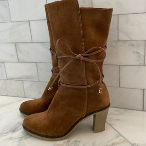 Johnston & Murphy Jeanie Wrap Suede Boot